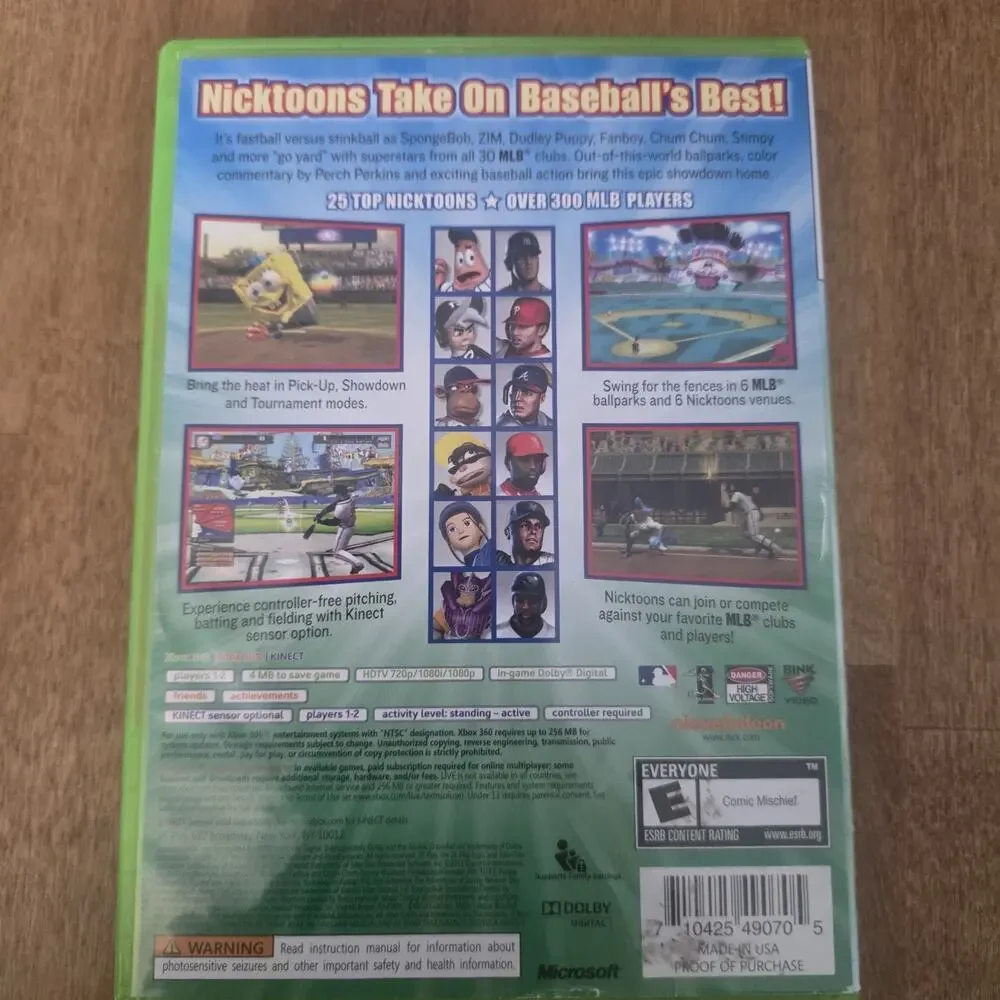 Nicktoons MLB (Microsoft Xbox 360, 2011)